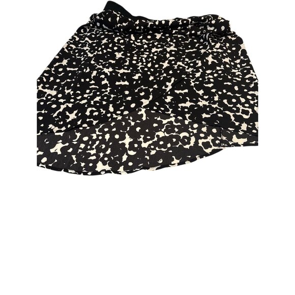 Cabi Womens Black & White Abstract Print Midi Skirt Size M Polyester Blend Elast - Picture 7 of 7
